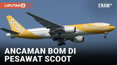 Pesawat Scoot Rute Singapura-Perth Dapat Ancaman Bom dari Pria Australia, Pelaku Langsung Ditahan