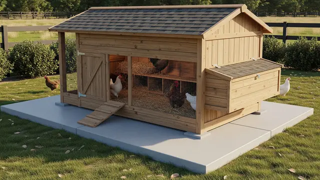 Desain Kandang Panggung Ayam dengan Pelat Anti-Panjat