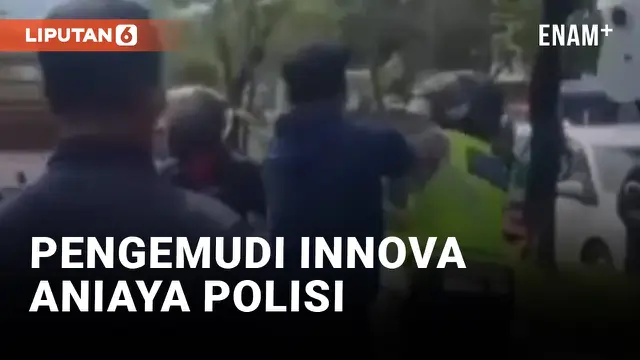 Polisi Dianiaya Pengendara Innova