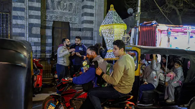Semarak Sambut Bulan Suci Ramadan di Mesir