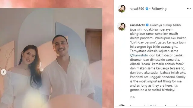 Raisa dan Hamish Daud