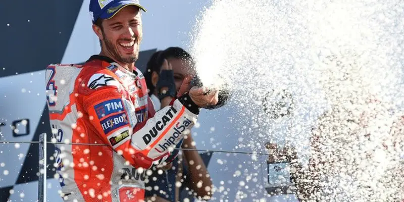 Andrea Dovizioso juara MotoGP Inggris