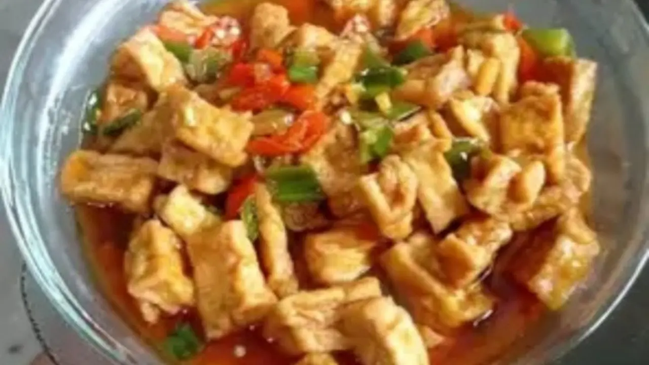 Resep oseng tahu kecap. (dok. Cookpad @CookingwithIndy)