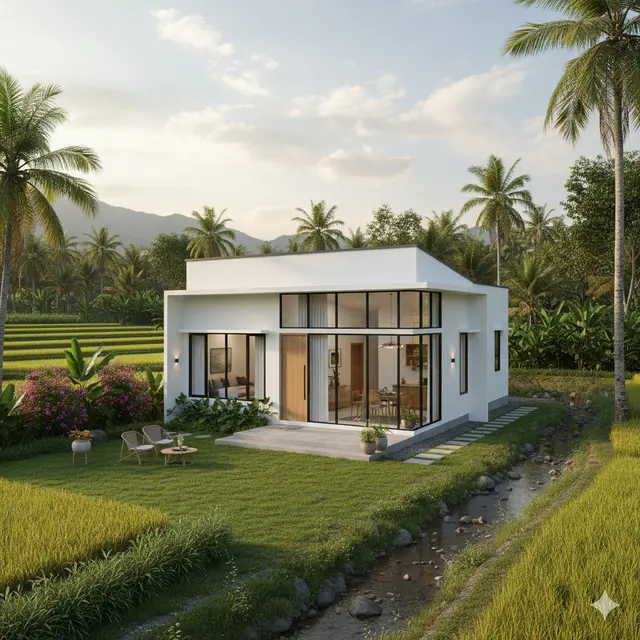 Model Rumah Modern yang Sederhana tapi Nyaman di Desa