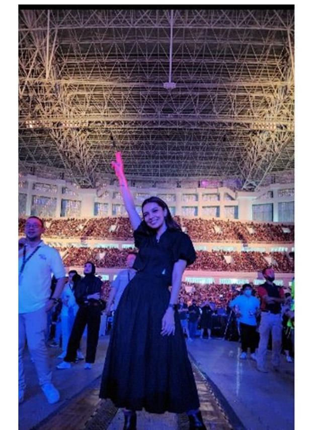 6 Potret Artis dan Pejabat Ikut Nonton Konser Dewa 19 di JIS, Ajang Nostalgia