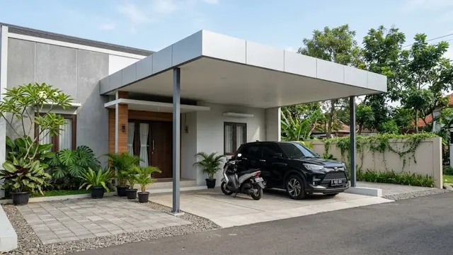 Model Kanopi Carport Sederhana Tapi Elegan