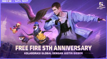 Garena gaet Justin Bieber untuk game Free Fire