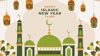 Ilustrasi Tahun Baru Islam 1446 Hijriah. (Photo Copyright by Freepik)