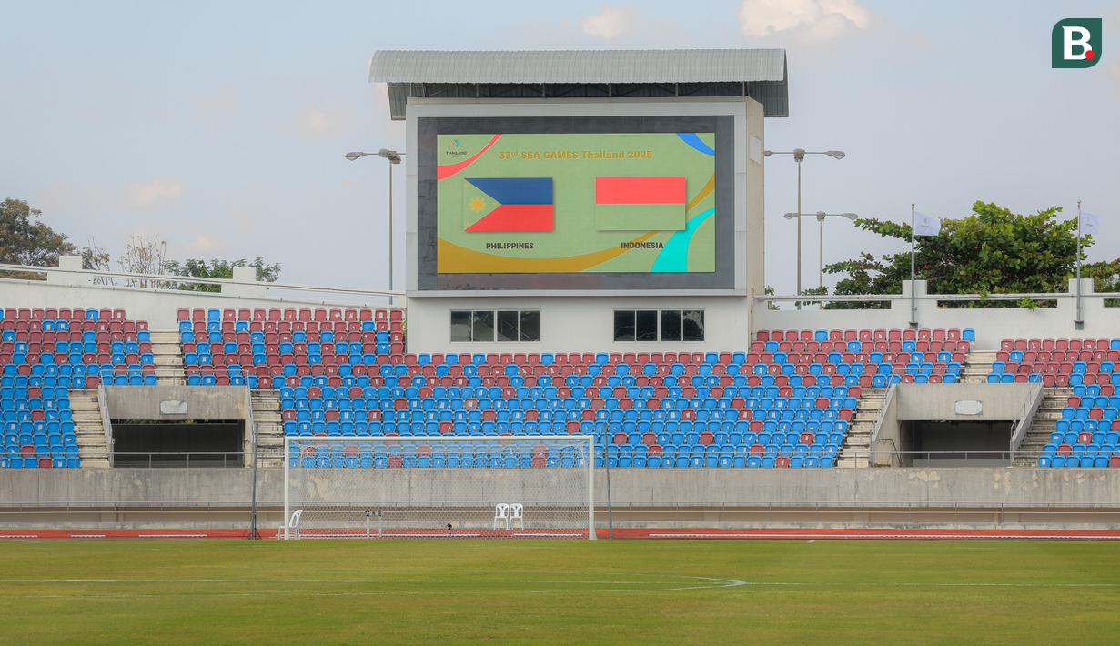 Timnas Indonesia U-22 bakal memulai perjuangannya di Grup C SEA Games 2025 dengan meladeni perlawanan Timnas Filipina U-22 di 700th Anniversary Stadium pada Senin (8/12/2025) pukul 18.00 WIB. (Bola.com/Bagaskara Lazuardi)