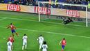 Penalti pemain Atletico Madrid, Antoine Griezmann, gagal setelah terkena mistar gawang Real Madrid dalam final Liga Champions di Stadion San Siro, Milan, Minggu (29/5/2016) dini hari WIB. (AFP/Giuseppe Cacace)