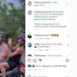 Chris Hemsworth lengkapi dirinya dengan helm saat mengendarai motor di Bali