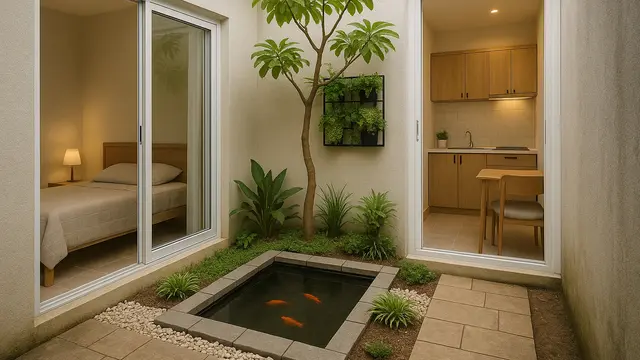 Rumah Sederhana Ukuran 6x9 di Gang Sempit (Foto: ChatGPT)