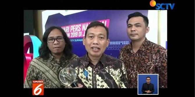 Hari Pers Nasional, 3 Jurnalis Liputan 6 SCTV Raih Penghargaan Adinegoro