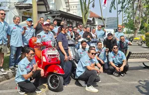Ribuan Kilometer ke Bali, Vespa Amazing Ride Bawa Misi Khusus