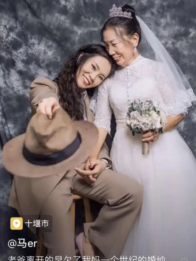 Haru, Anak Berbakti Wujudkan Mimpi Ibunya Memakai Gaun Pengantin