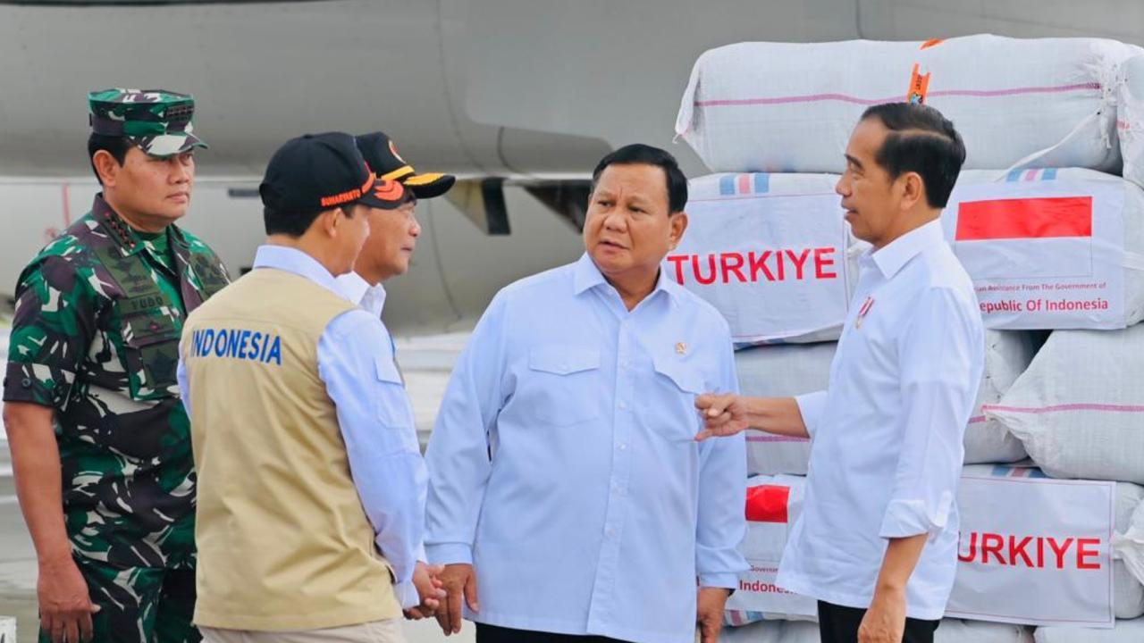 Prabowo Jokowi Gempa Turki Suriah