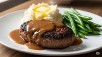 Easy Hamburger Steak Recipe With Homemade Gravy: American Style