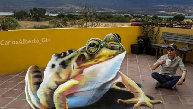 Tampak Nyata, Seni Anamorphic Karya Seniman Meksiko Ini Bikin Kagum