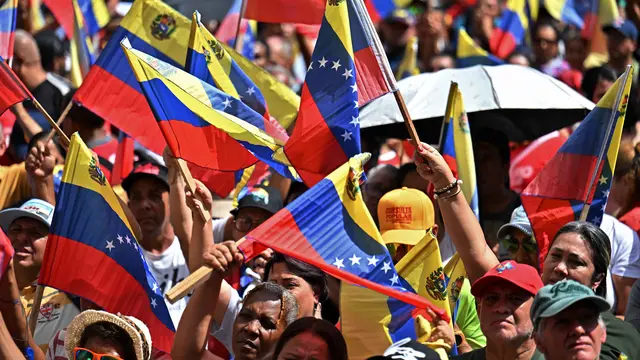 Sehari Usai Penangkapan, Pendukung Nicolas Maduro Gelar Aksi Protes di Caracas