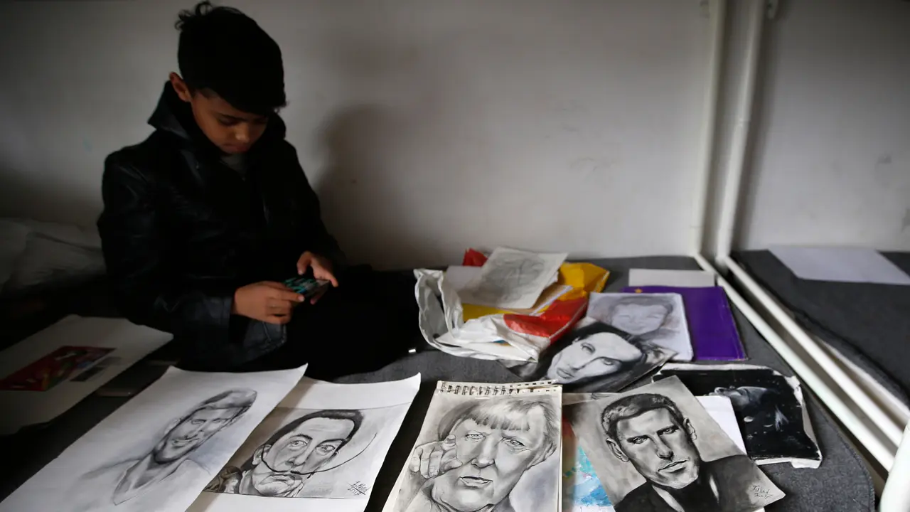 Farhad Nouri, Bocah Afganistan yang Dijuluki Picasso Kecil