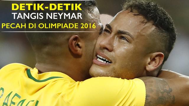 Video detik-detik saat Neymar berhasil menjadi penentu kemenangan Brasil atas Jerman dan meraih medali emas cabang sepak bola di Olimpiade Rio 2016.
