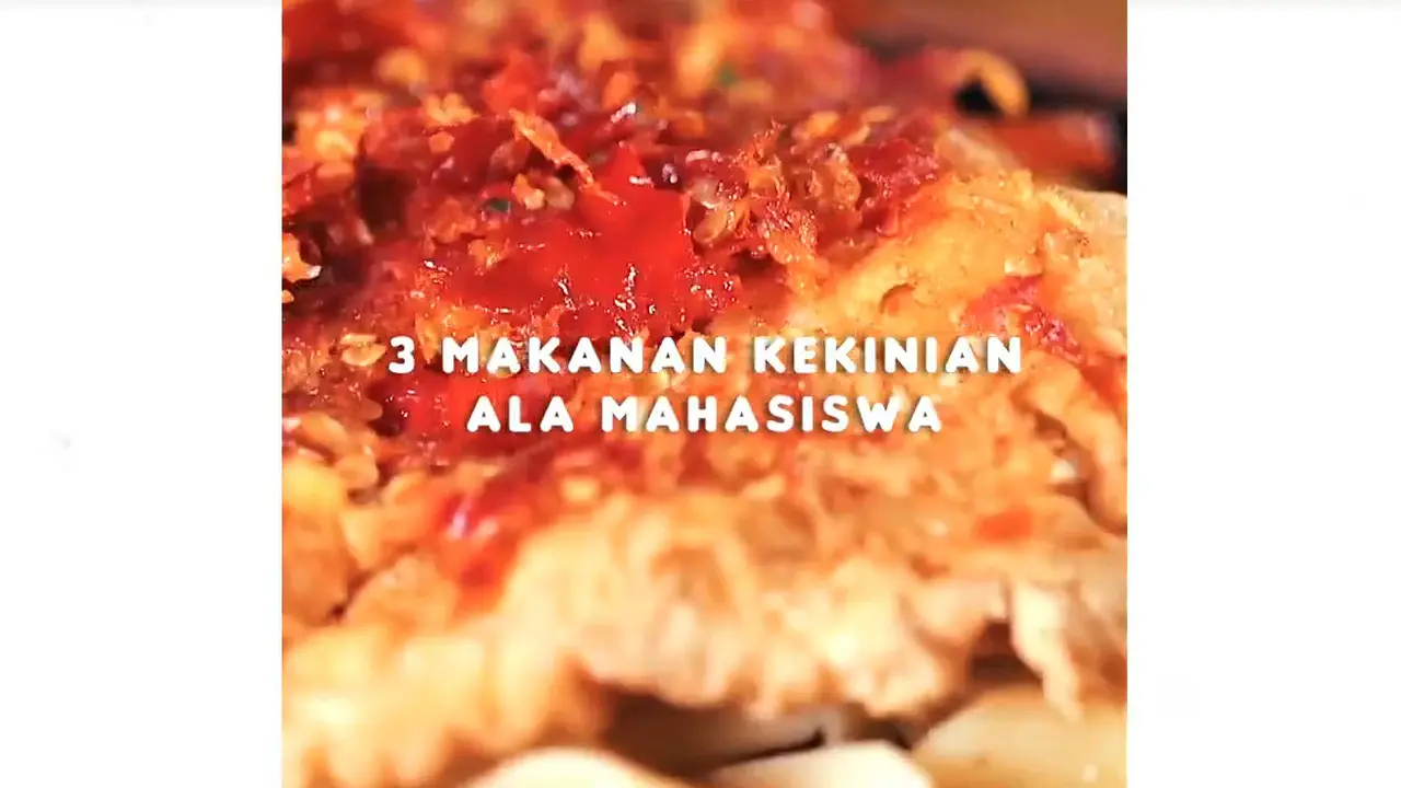 3 Makanan Kekinian Ala Mahasiswa. sumberfoto: Kokiku TV