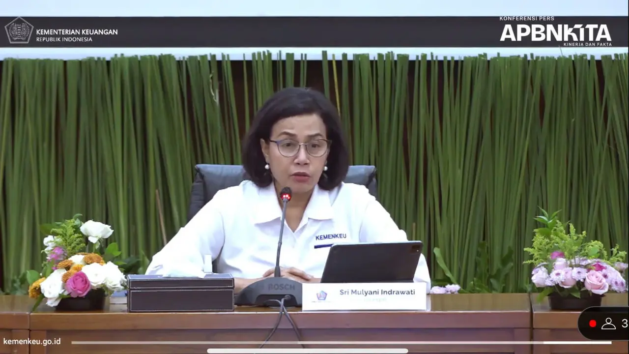 Konferensi pers APBN Kita Periode 15 Maret 2024, di Kantor Kementerian Keuangan, Senin (25/3/2024). (Foto: Liputan6.com/Tira Santia)