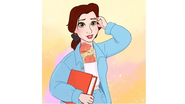 7 Penampilan Putri Disney Saat Remaja, Beda Banget