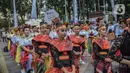 Parade Budaya itu untuk merayakan keragaman budaya dan melestarikan serta mempromosikan kekayaan budaya Indonesia. (Liputan6.com/Faizal Fanani)