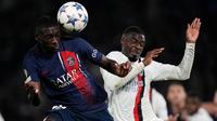 PSG mencetak gol keduanya pada menit ke-52. Randal Kolo Muani mencatatkan namanya di papan skor. Berawal dari tendangan sudut, bola liar sepakan Dembele diteruskan Muani ke gawang AC Milan. (AP Photo/Thibault Camus)