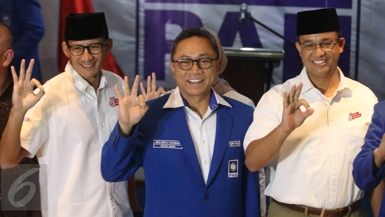 Dukung Anies-Sandiaga,  Zulkifli Hasan Pimpin Deklarasi