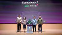 Peluncuran model Sahabat-AI dengan 70 miliar parameter yang didukung layanan chat berbahasa Indonesia (Foto: Indosat)
