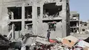 Israel kembali menyerang Gaza pada 18 Maret 2025 dan melancarkan serangan darat yang baru. (Eyad BABA/AFP)