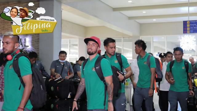 Timnas Indonesia tiba di Filipina, Kamis (17/11/2016) 19.35 waktu setempat