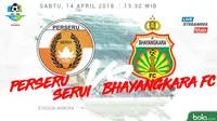 Liga 1 2018 Perseru Serui Vs Bhayangkara FC (Bola.com/Adreanus Titus)