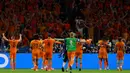Di semifinal Euro 2024, Belanda akan bertemu Inggris yang lolos usai mengalahkan Swiss. (Odd ANDERSEN/AFP)