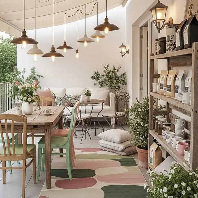 Model Teras Rumah Modern Cocok untuk Warung Kopi Kekinian