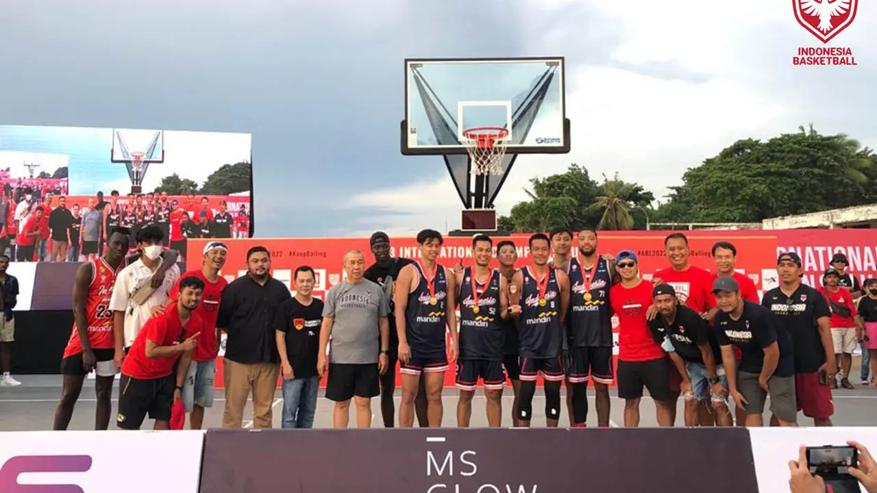 Timnas Basket Indonesia A Juara ABL 3x3