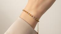 8 Model Gelang Emas 2 Gram 16K Bola Kecil yang Lagi Hits di 2025, Desain Simple tapi Tetap Mewah dan Berkelas (foto:GeminiAI)
