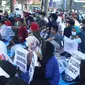 Pengungsi Afghanistan di Medan unjuk rasa menuntut solusi permanen dari UNHCR