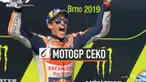 Pembalap Repsol Honda, Marc Marquez jadi yang tercepat di MotoGP Ceko hari Minggu (4/8). Kemenangan Marquez juga sekaligus cetak rekor bagi kariernya di seri balapan premier.