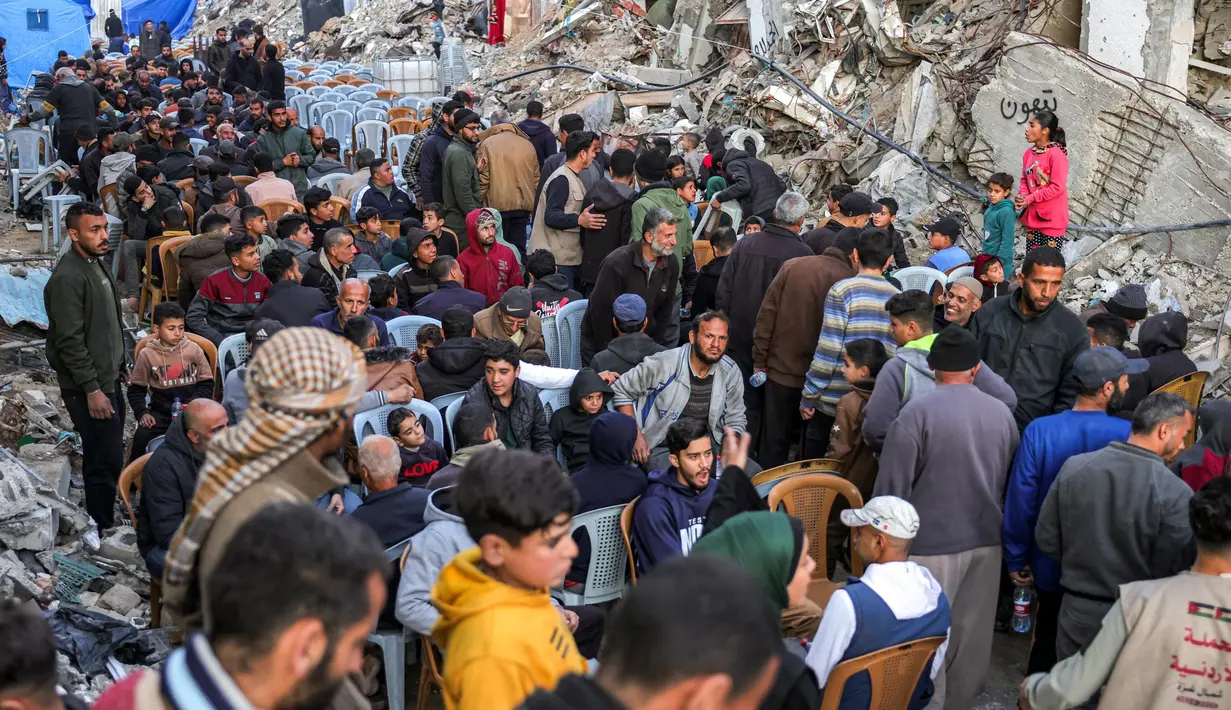 Seperti diketahui, gencatan senjata tahap awal antara Israel dan milisi Hamas mulai berlaku pada tanggal 19 Januari 2025. (Bashar TALEB/AFP)