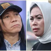 Abdee Slank dan Istri Anita Desy. (Galih W. Satria/Nurwahyunan/Bintang.com)