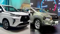 Toyota Veloz dan Mitsubishi Xpander Cross terbaru (Otosia.com/Arendra Pranayaditya)