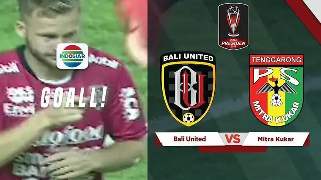 VIDEO: Bali United Bisa Bobol Gawang Mitra Kukar dalam 2 Menit
