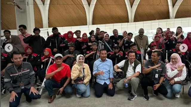 Kereta Cepat Whoosh Gandeng Pemprov Jabar Fasilitasi Komunitas Disabilitas Naik KCIC.  foto: Instagram @keretacepat_id