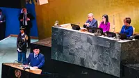 Presiden Prabowo Subianto menyampaikan pidato di Sidang Umum Perserikatan Bangsa-Bangsa (PBB) ke-80 di New York, Amerika Serikat, Selasa 23 September 2025. (Biro Pers Sekretariat Presiden)