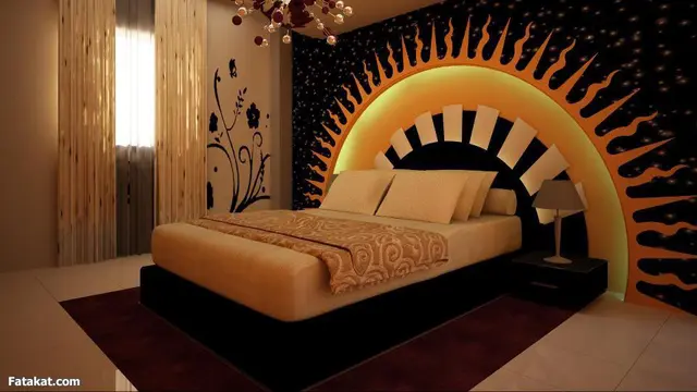 Langit-langit Kamar dengan Desain yang Menyejukkan Mata
