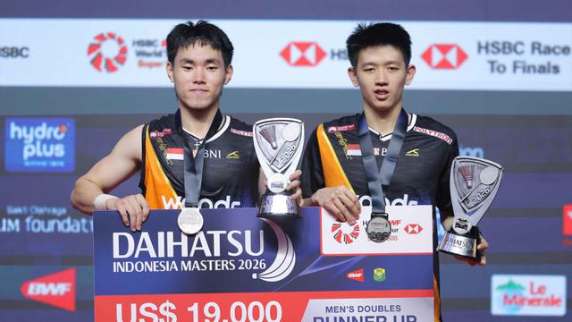 Raymond Indra/Nikolaus Joaquin Kandas, Indonesia Gagal Penuhi Target Dua Gelar di Indonesia Masters 2026
