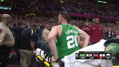 Berita video game recap NBA 2017-2018, Cleveland Cavaliers vs Boston Celtics dengan skor 102-99.